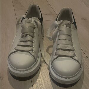 Black and White Alexander Mcqueens Size 37